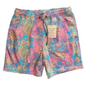 NWT Toad&Co M Dreamsicle Print Boundless Shorts Multicolor Beach Resort Summer